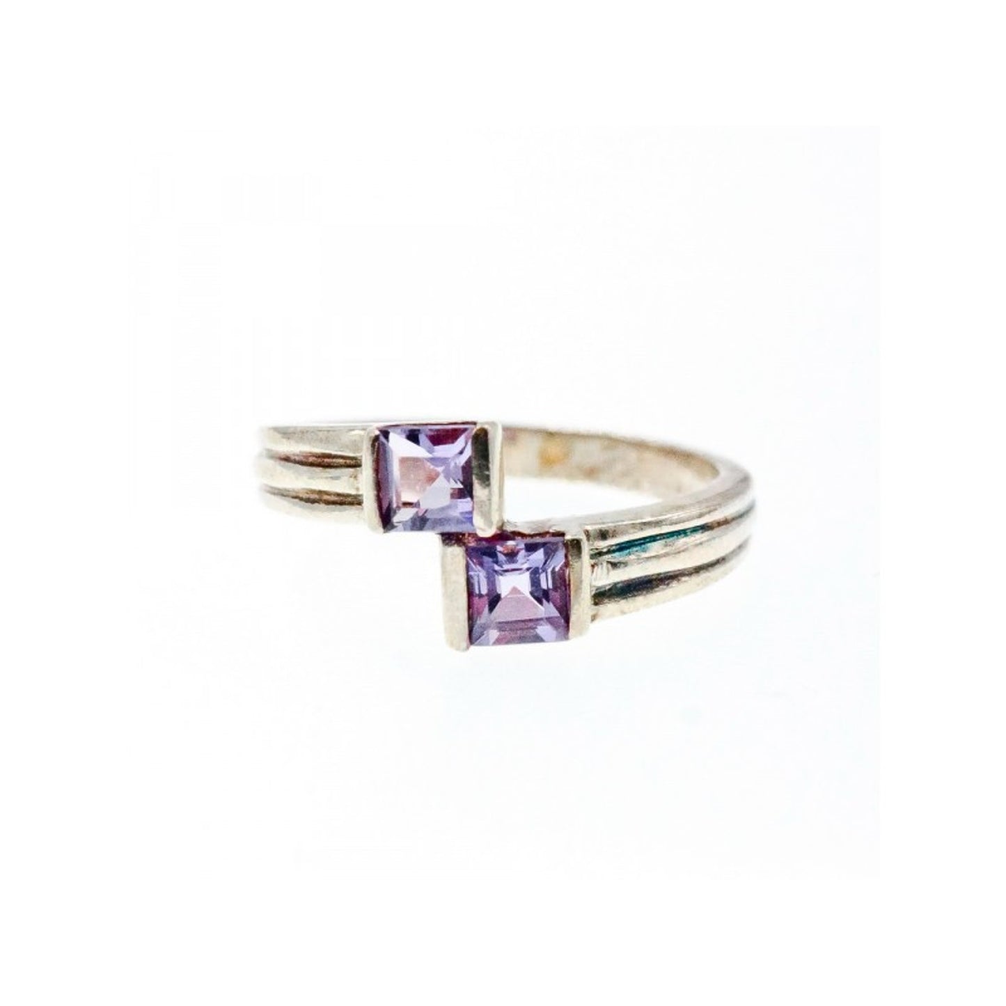 925 STERLING SILVER IOLITE RING SIZE 7
