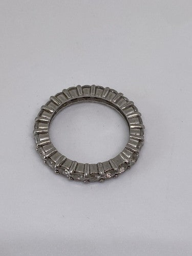 925 Sterling Silver CZ Ring Size 5.75