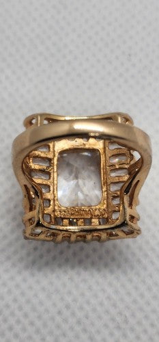 925 Sterling Silver CZ Ring Size 4.5