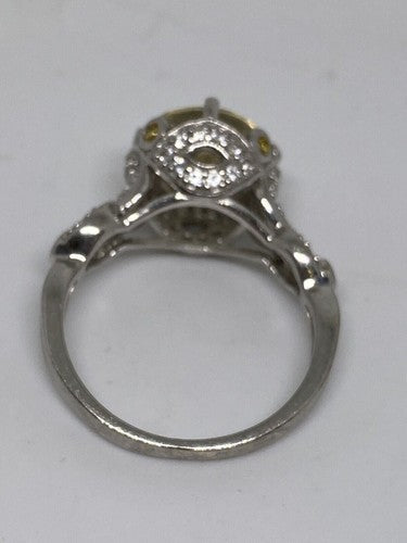 925 Sterling Silver CZ Ring Size 8.75