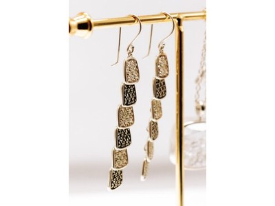 925 Sterling Silver CZ & Marcasites Earrings