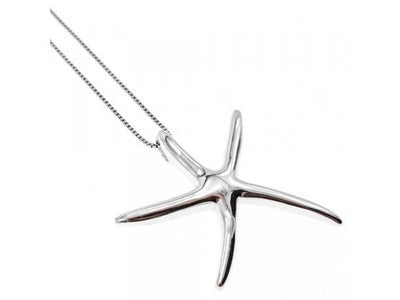 925 Sterling Silver "Starfish" Chain With Pendant