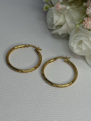 925 Sterling Silver Gold Plated Earrings Length 1.25 Inch
