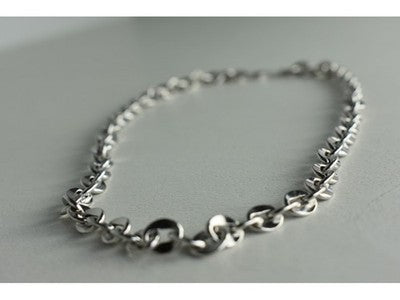 925 Sterling Silver Chain Unisex 23.2 In