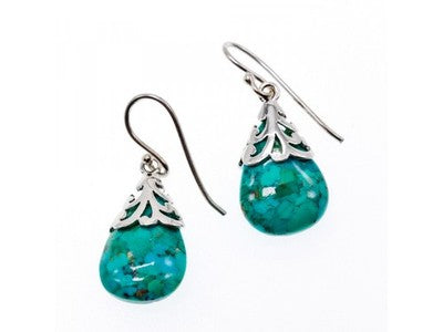 925 Sterling Silver Jasper Earrings