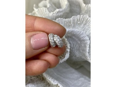 925 Sterling Silver CZ Earrings