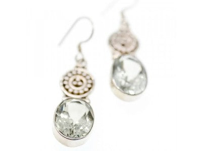 925 Sterling Silver Demantoid Earrings
