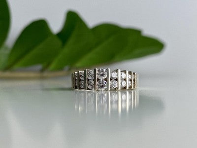 925 Sterling Silver CZ Ring Size 11.75