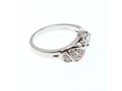 925 Sterling Silver CZ Ring Size 6.5