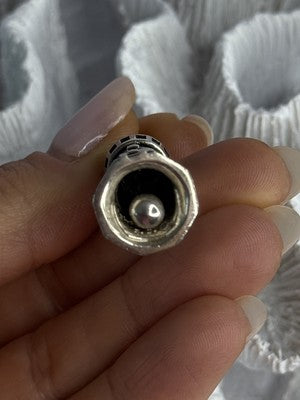925 Sterling Silver Cape Hatteras Outer Banks Lighthouse Pendant Length 1.87 Inc