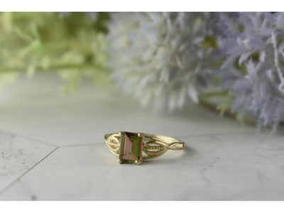 925 Sterling Silver Spinel Ring Size 6.5