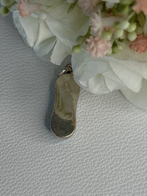925 Sterling Silver Turquoise Pendant Length 1.50 Inch