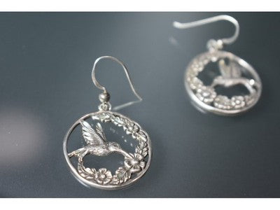 Vintage 925 Sterling Silver "Calibri" Earrings