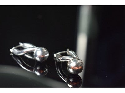 925 Sterling Silver Earrings Italy