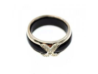 Men's 925 Sterling Silver Black Jade Ring Size 10