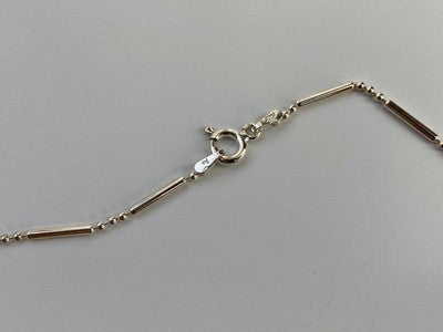 925 Sterling Silver Necklace Chain "Charm" Italy 30.3 In