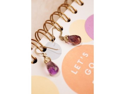 925 Sterling Silver Amethyst Earrings