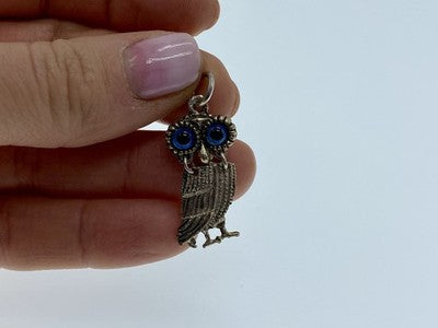 925 Sterling Silver "Owl" Pendant