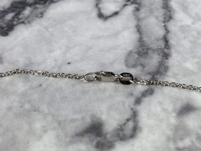 14 White Gold Chain 16.1 In