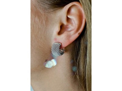 925 Sterling Silver Earrings Italy