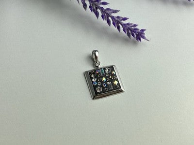 925 Sterling Silver Enamel & CZ Exclusive Pendant