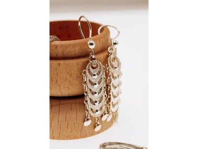 925 Sterling Silver Earrings Italy