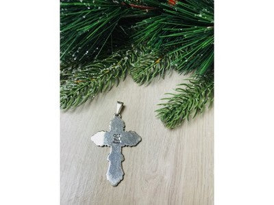 925 Sterling Silver Cross Pendant Mexico