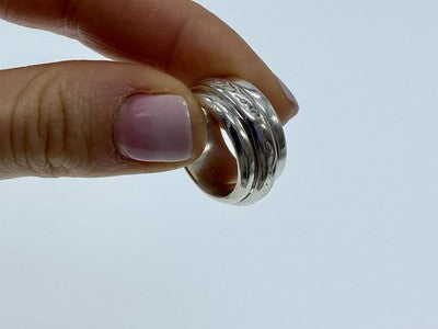 925 Sterling Silver "Spinner" Ring Size 5.5