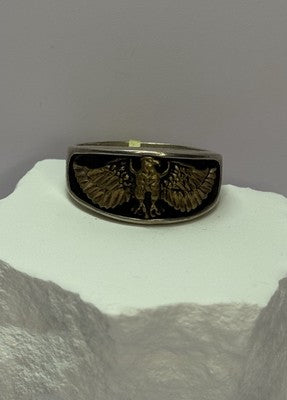Vintage Otto 925 Sterling Silver Eagle Ring Size 12.5
