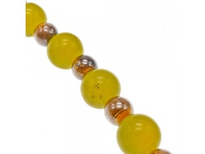 Beautiful Bracelet with Agate & Sterling Silver Clasp "Grape"