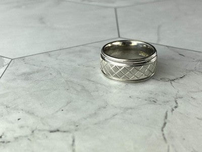 925 Sterling Silver "Spinner" Ring Size 8.5