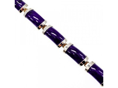 925 Sterling Silver Agate Bracelet