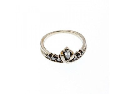 925 Sterling Silver White CZ Ring Size 5.5
