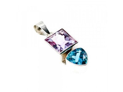 925 Sterling Silver Tourmaline Pendant