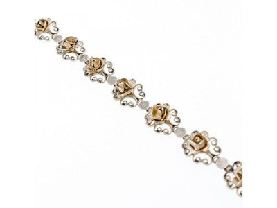 Vintage 925 Sterling Silver Bracelet Size 7 In