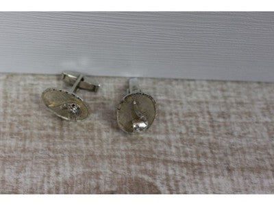 Men's Vintage 925 Sterling Silver Cufflinks Mexico