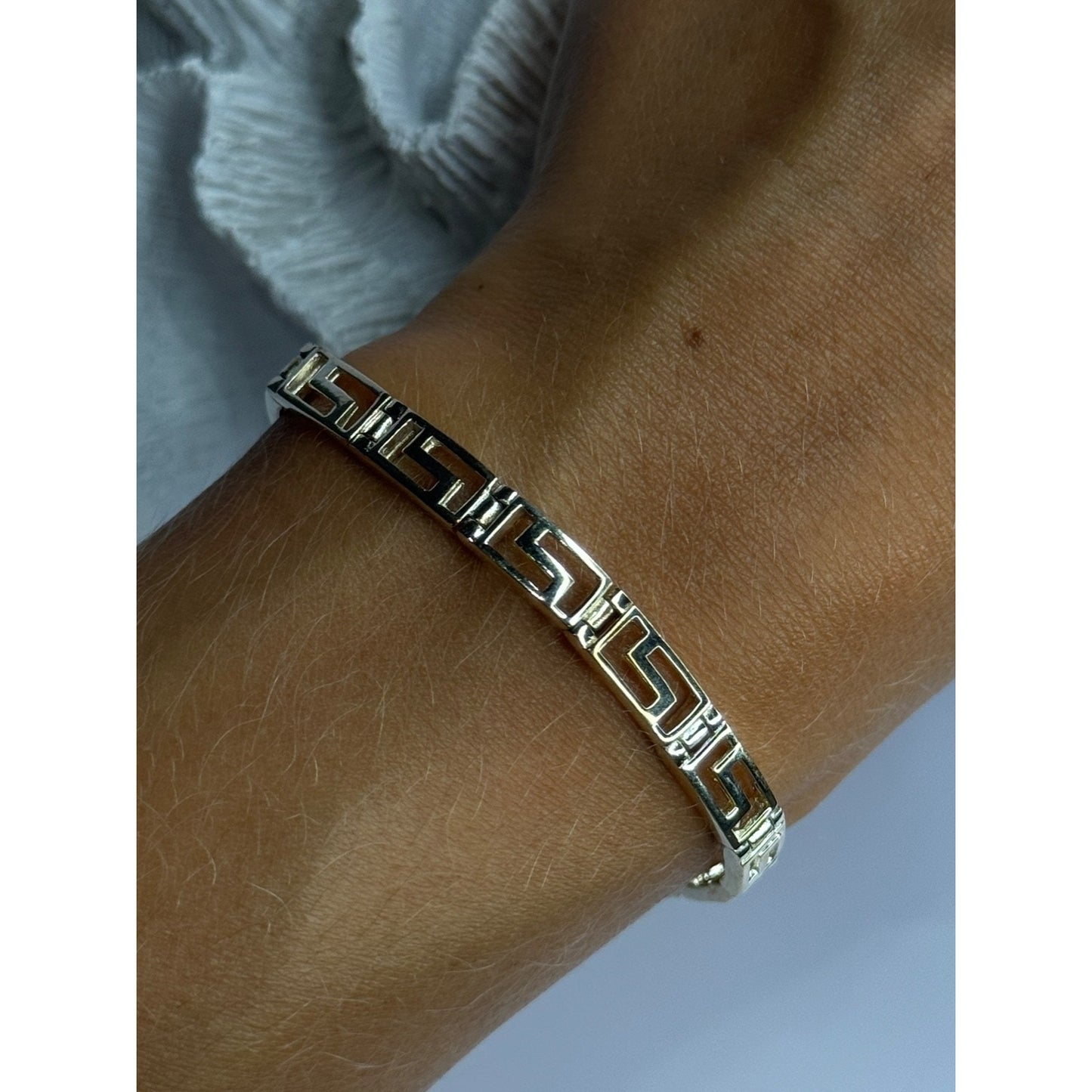 ELEGANT 925 STERLING SILVER BRACELET LENGTH 7