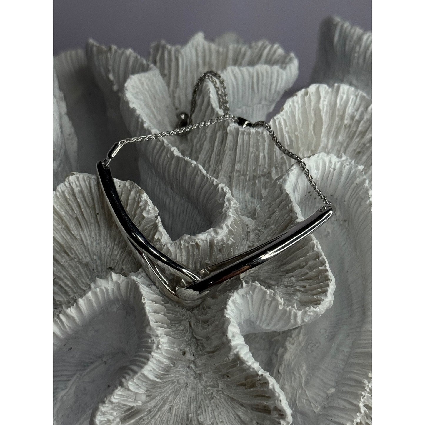 ELEGANT 925 STERLING SILVER BRACELET SIZABLE