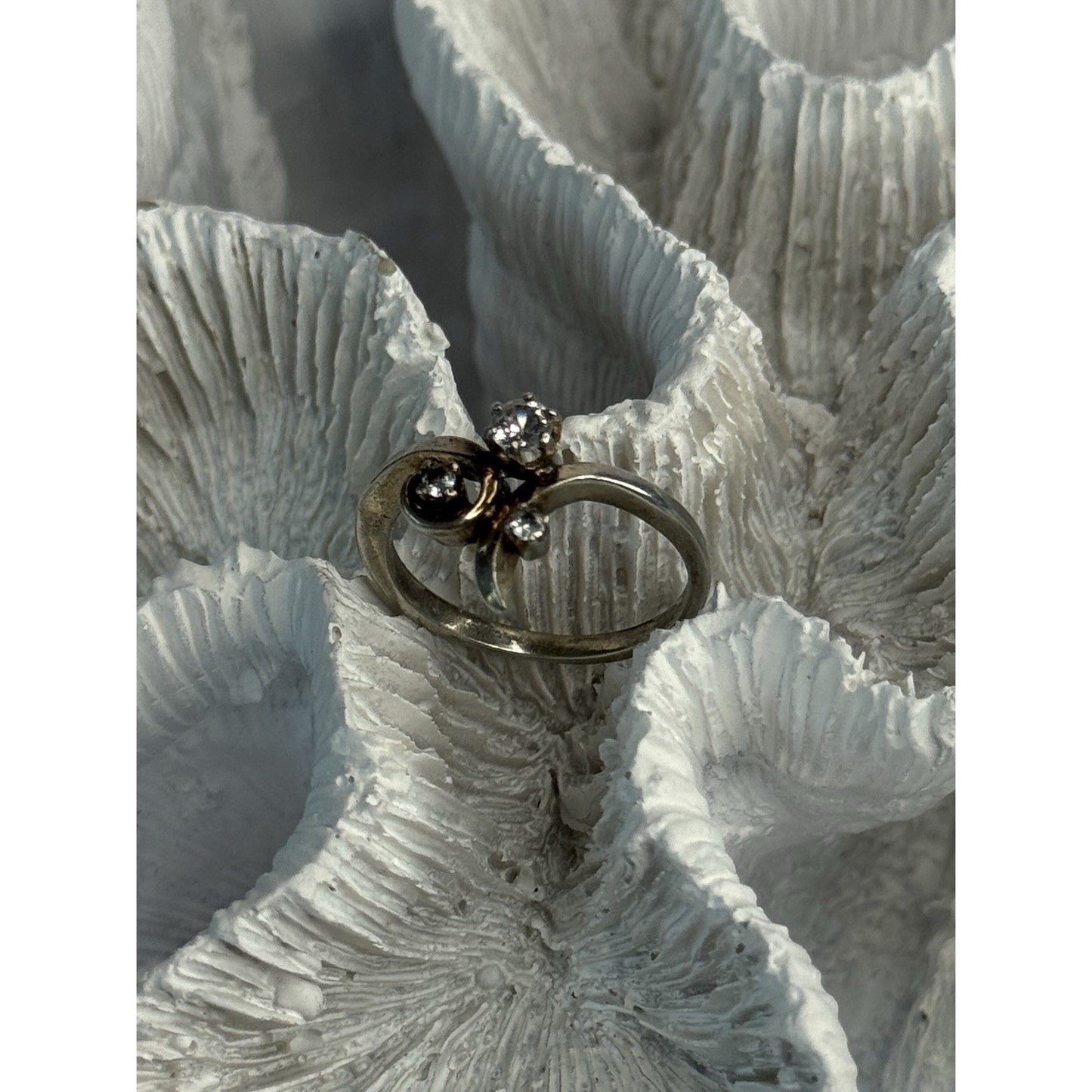 925 STERLING SILVER BERYL RING SIZE 7