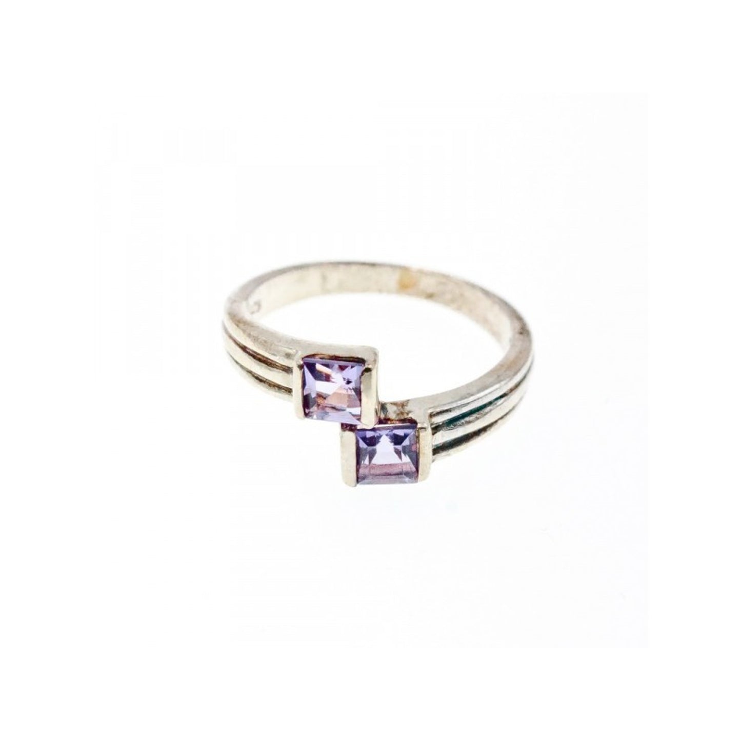 925 STERLING SILVER IOLITE RING SIZE 7