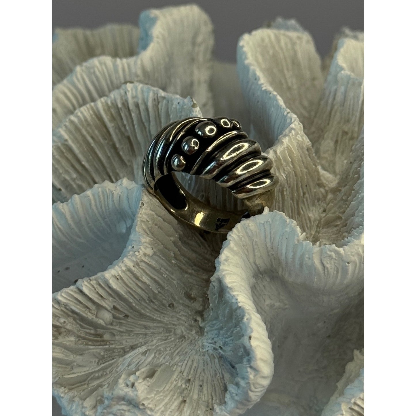 Unique Design 925 Sterling Silver Ring Size 7