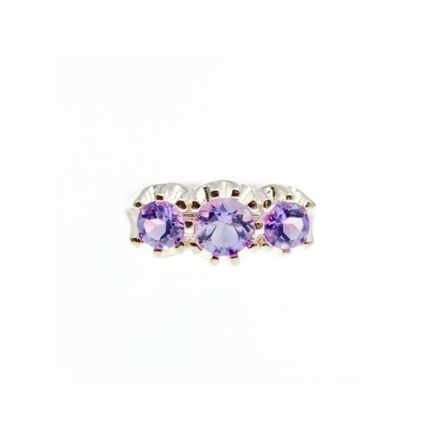 925 STERLING RING AMETHYST RING SIZE 8.5