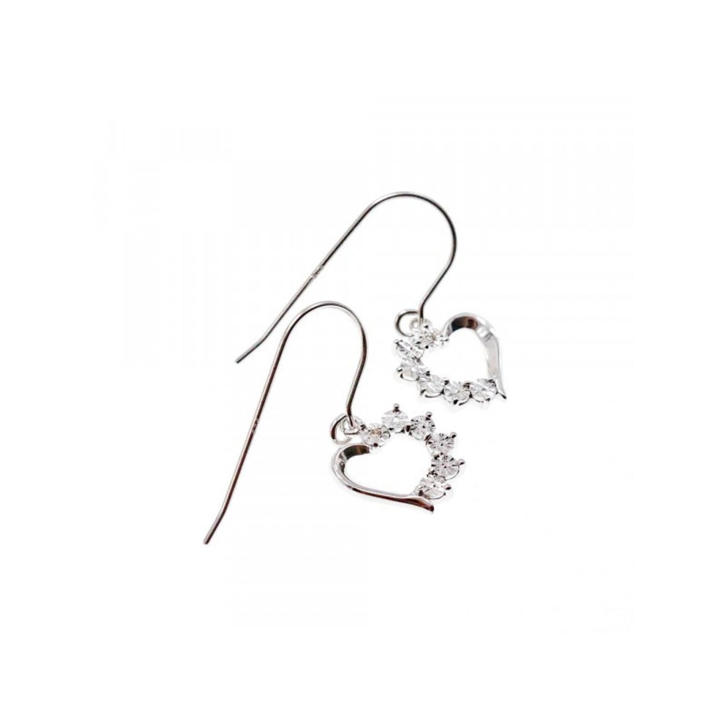 925 Sterling Silver "Hearts" Earrings