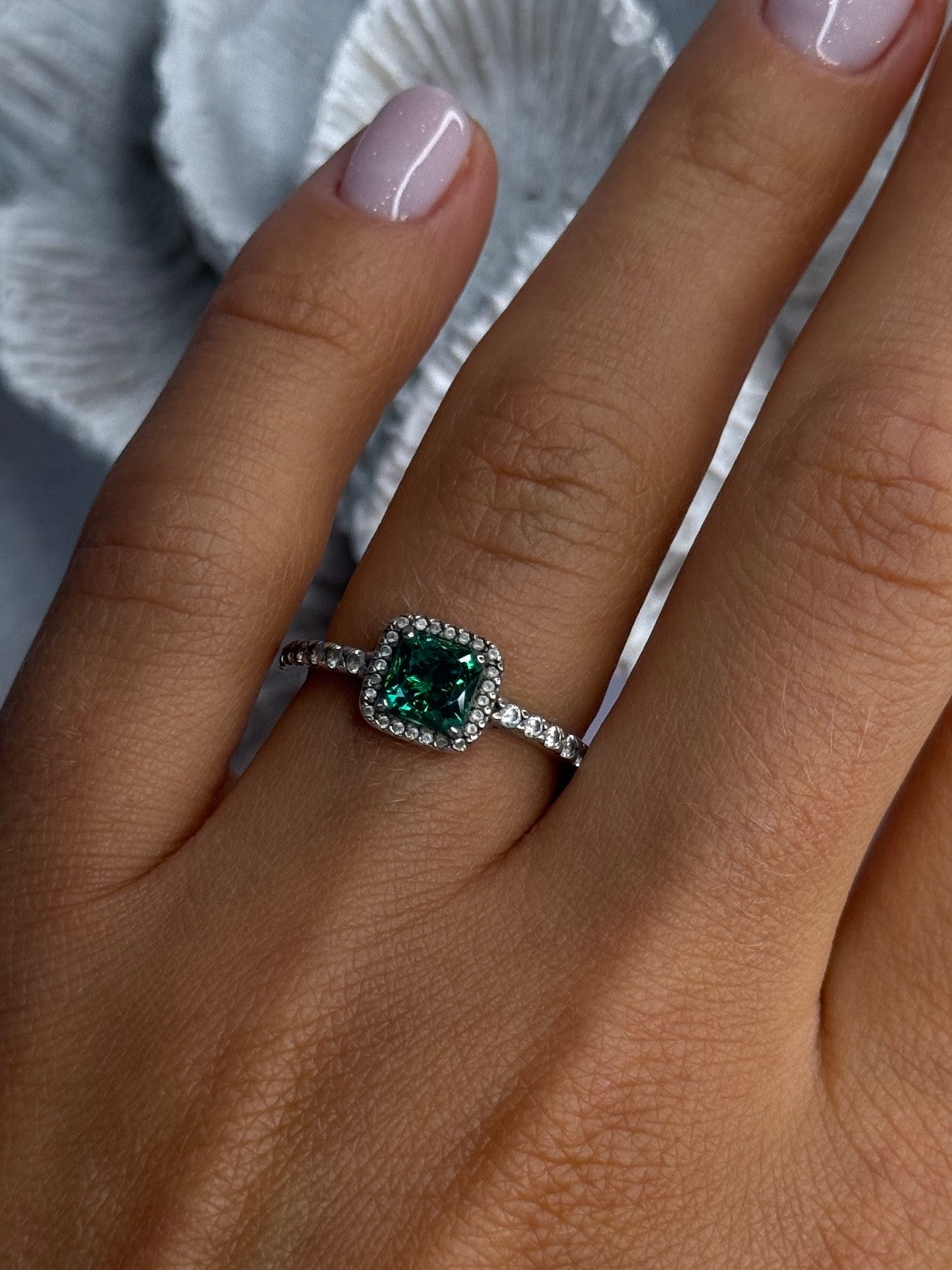 Ale 54 925 Sterling Silver Spinel & Beryl Ring Size 7