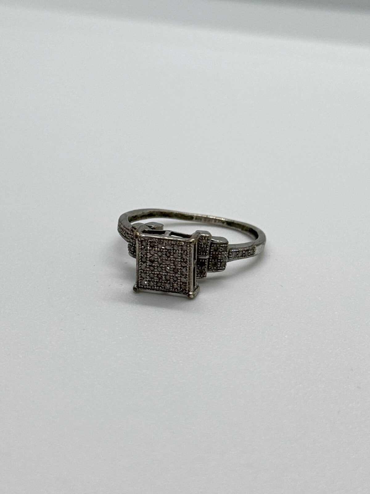 925 Sterling Silver CZ Ring Size 6