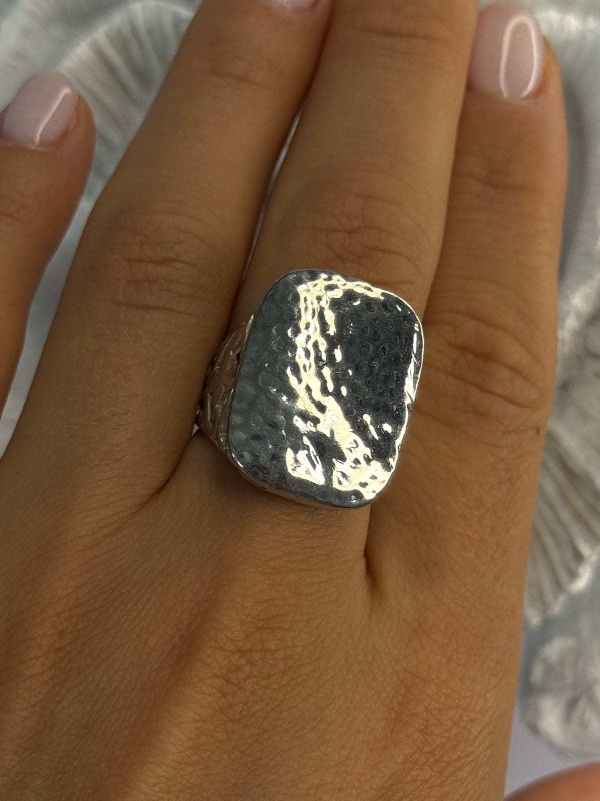 Vintage Filigree 925 Sterling Silver Ring Size 8