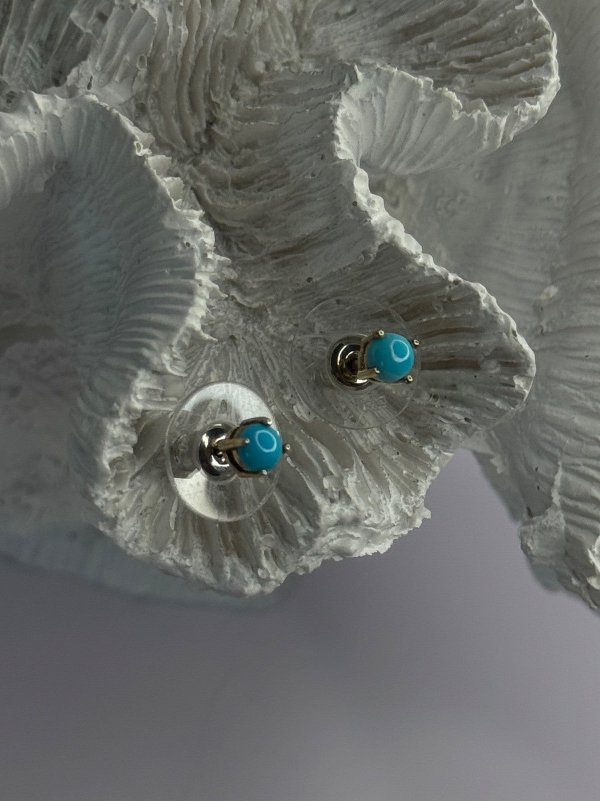 925 Sterling Silver Turquoise Stud Earrings