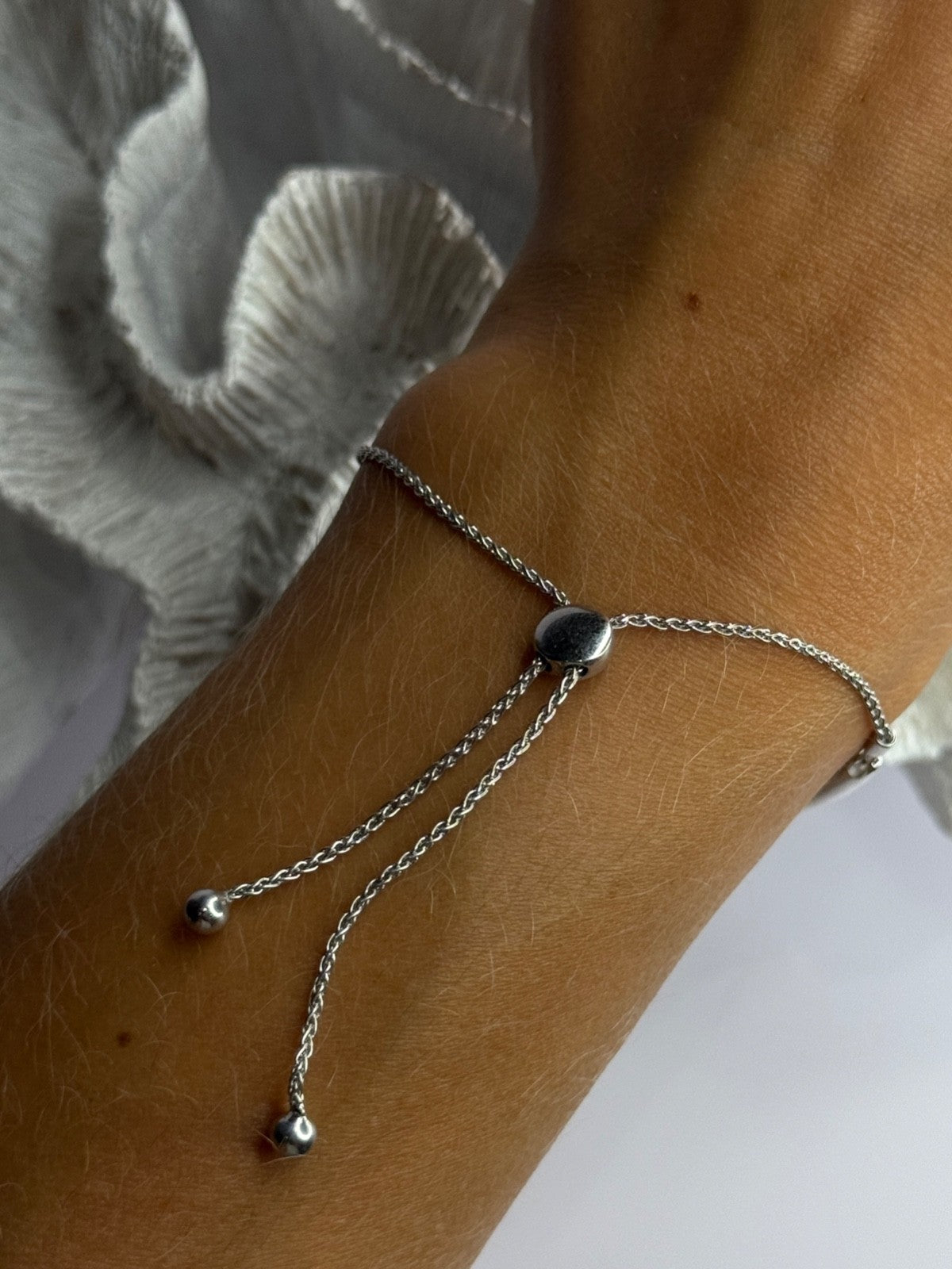 Elegant 925 Sterling Silver Bracelet Sizable