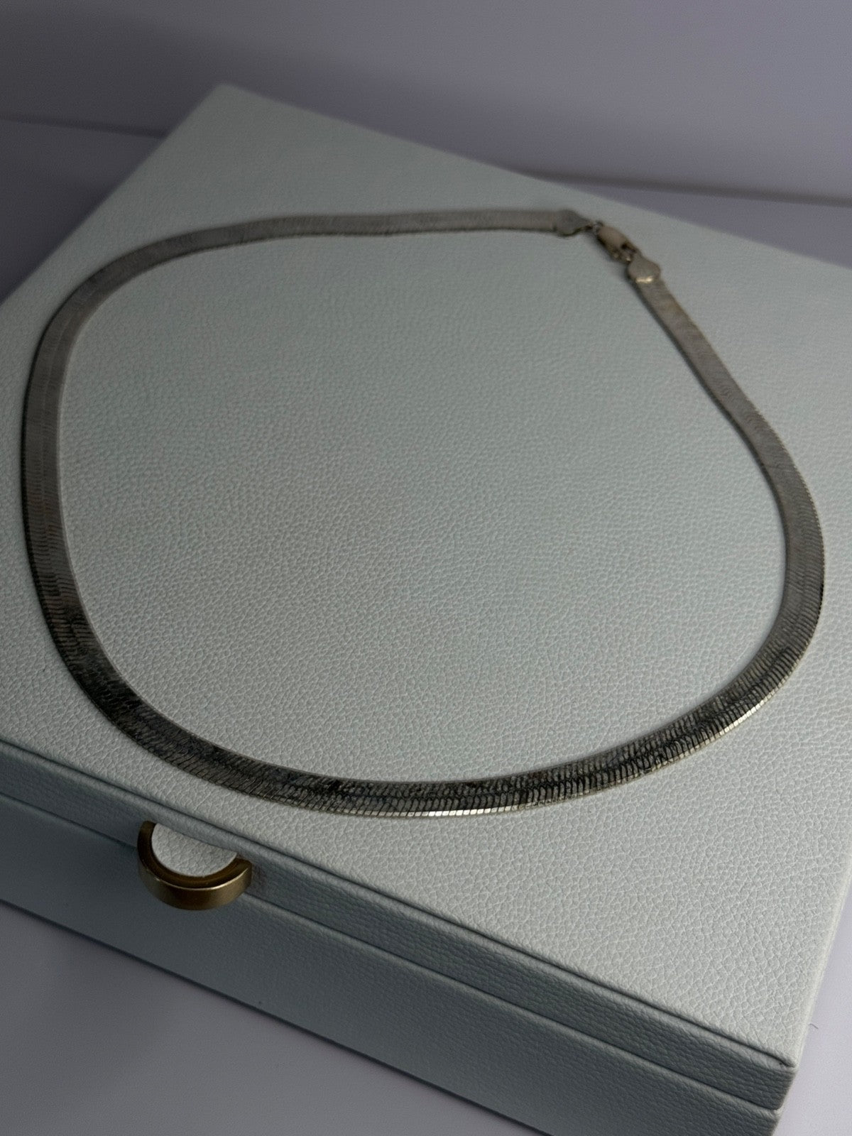 Italy Milor Elegant 925 Sterling Silver Flower Necklace Length 20 Inch