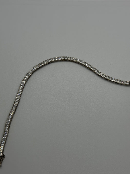 925 Sterling Silver CZ Bracelet